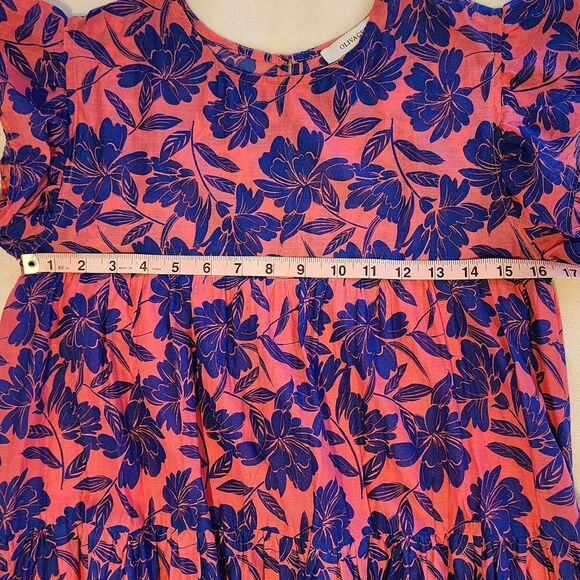 Olivaceous Floral Print Flutter Sleeve Summer Dress Size S - Picture 5 of 8